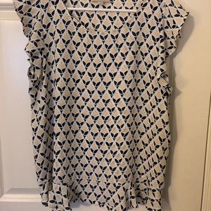 Loft short sleeve blouse